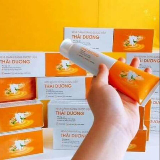 Kem đánh răng dược liệu Thái Dương với chiết xuất lược vàng
