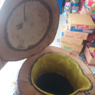 Vỏ bình trà làm bằng trái dừa