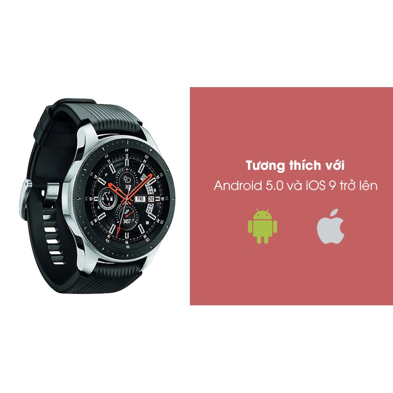 Đồng hồ thông minh Samsung Galaxy Watch 46mm, phiên bản GPS và LTE,  RAM 1,5G hình thức từ 98 đến mới 100%