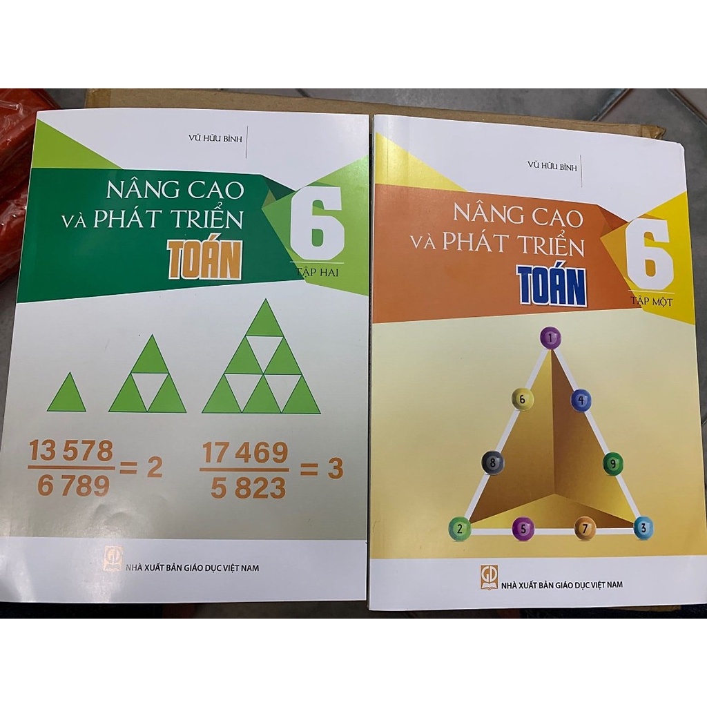 Sách  Nâng Cao và Phát Triển Toán Lớp 6 Tập 1+2