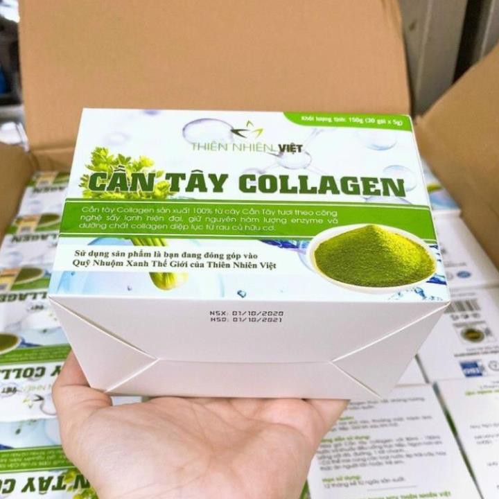 Cần Tây Collagen Thiên Nhiên Việt 30 gói ( tem điện tử chính hãng ) | BigBuy360 - bigbuy360.vn