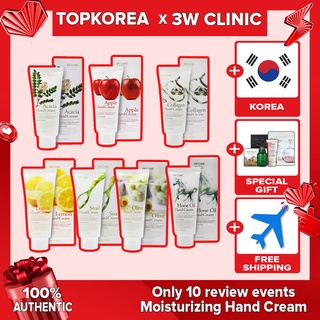 [Hàng mới về] << ★3W CLINIC★Moisturizing Hand Cream 100ml - 7 Options  >> Kem dưỡng ẩm da tay 3W CLINIC Hàn Quốc 7 loại tùy chọn 100ml / TOPKOREA / Shipping from korea