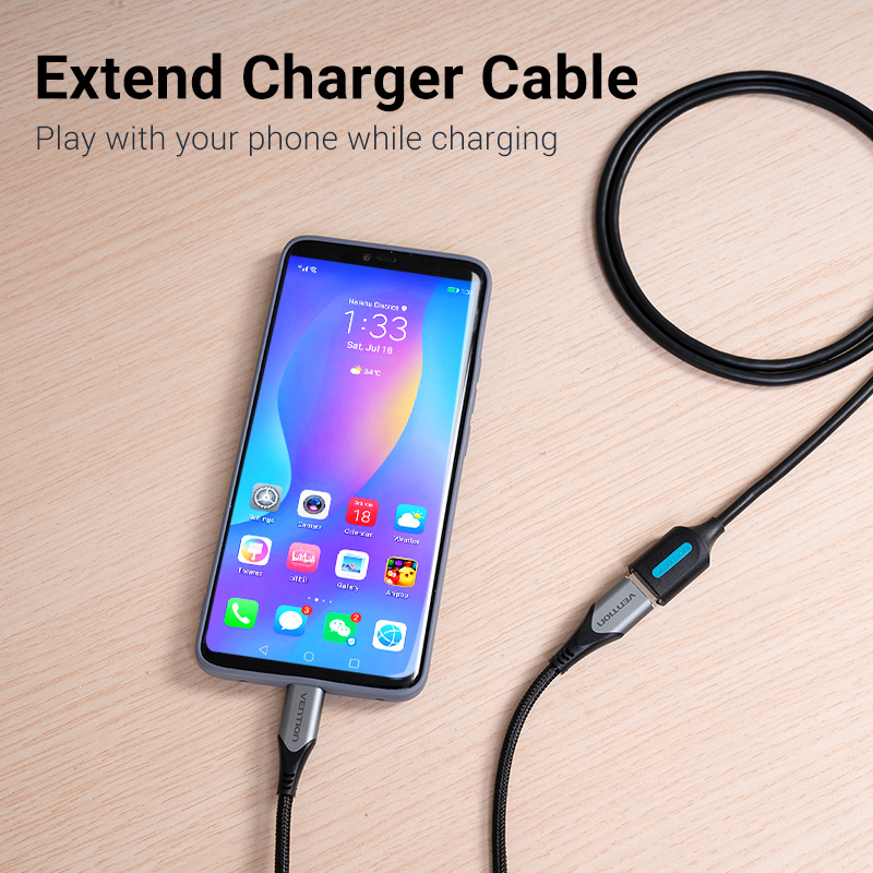 Dây cáp nối dài VENTION USB 2.0 480mbps tùy chọn màu sắc