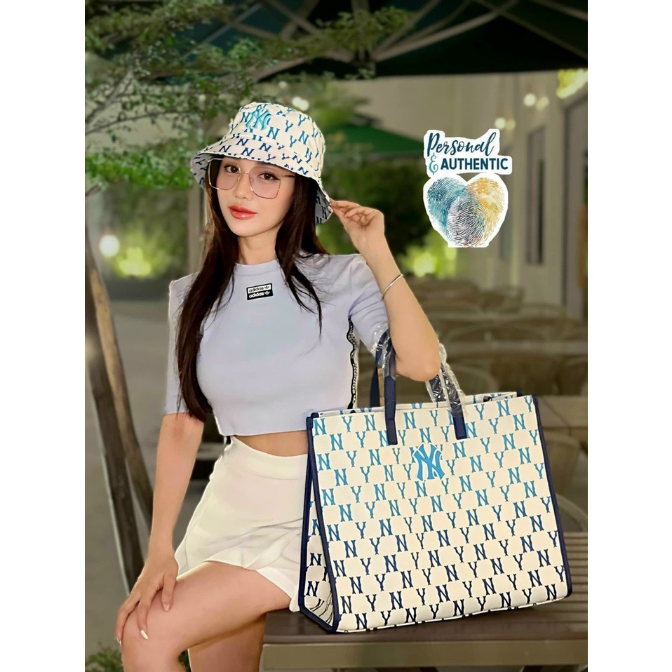 Túi Tote MLB Monogram Gradation New York