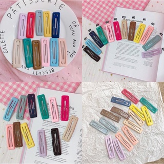 Kẹp Tóc Bấm Nữ Hình Chữ Nhật Hàng Quảng Châu Cao Cấp Bản To Phủ Sơn Bóng Nhiều Màu Xinh Xắn Đáng Yêu Mơ House