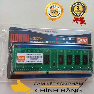 Ram máy bàn DDR3 2GB Bus 1600 Dato New, Chính Hãng Anh Ngọc