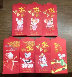 Combo 50 bao đựng lì xì mẫu mới 2020