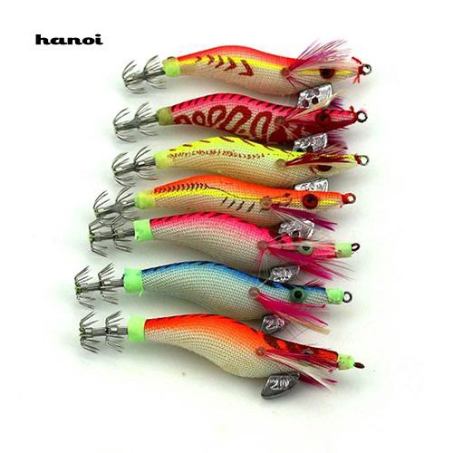 Mồi tôm giả câu cá có móc thiết kế tiện dụng