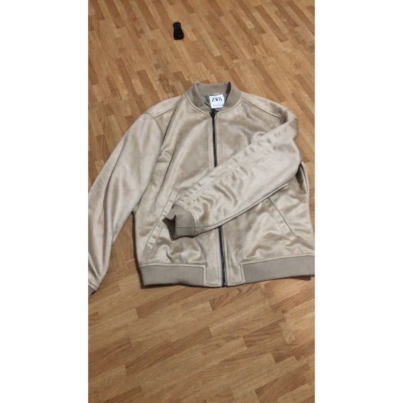 Áo khoác zara da lộn