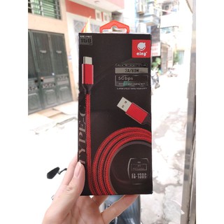 Cáp sạc nhanh Type C - 3A/60w