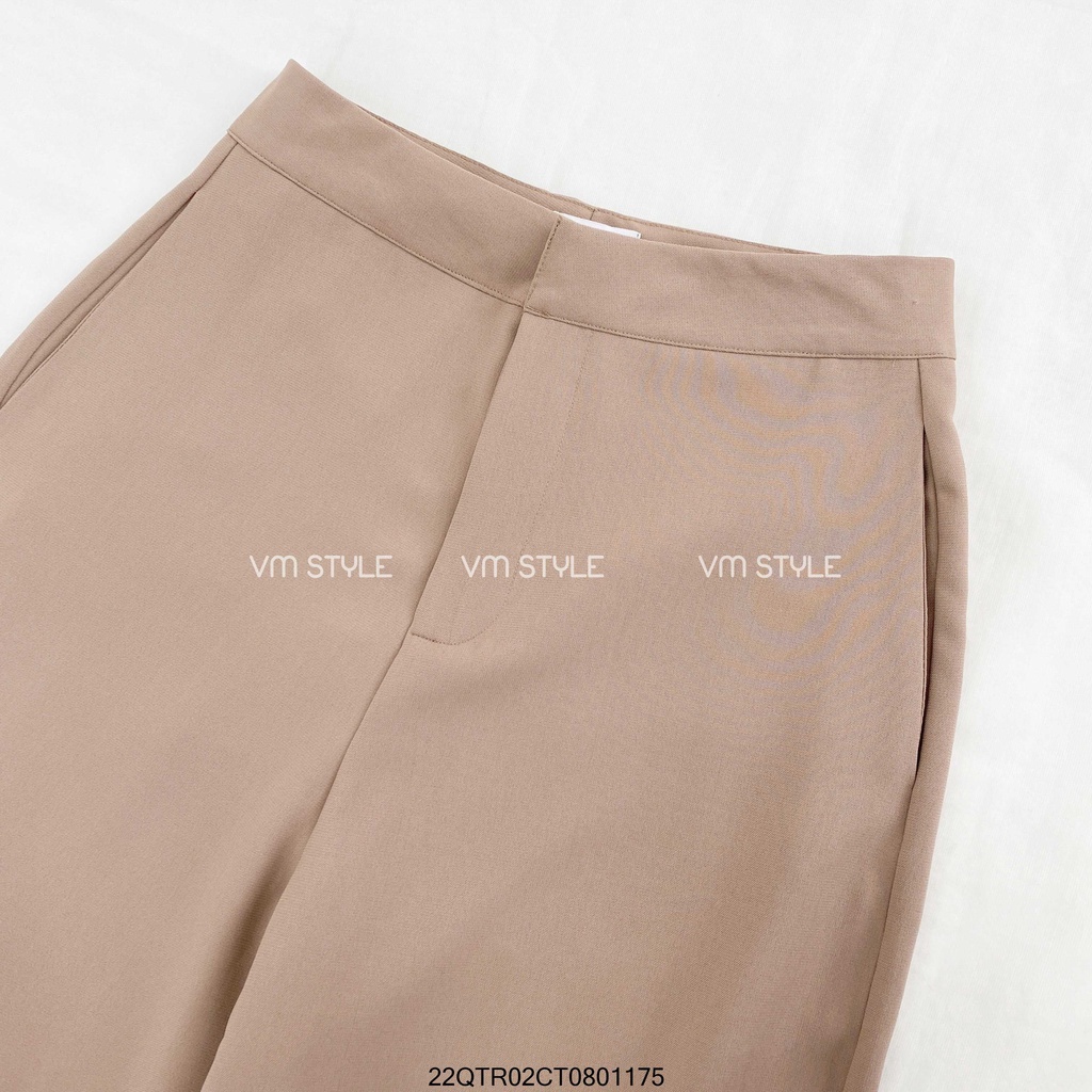 Quần tây nữ ống suông trơn VM STYLE chất vải mịn rũ thời trang nữ ulzzang thời trang Hàn Quốc 22QTR02CT0801