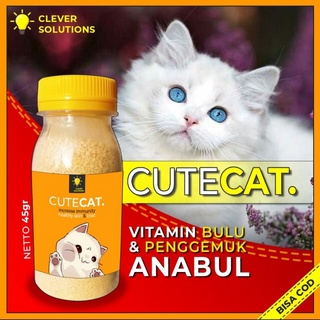 Image of CUTE CAT Vitamin Penggemuk dan Pelebat Bulu Kucing 45 Gram