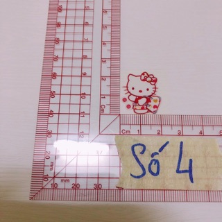 Set 2 Sticker ủi,hình ủi,patch ủi kitty mini