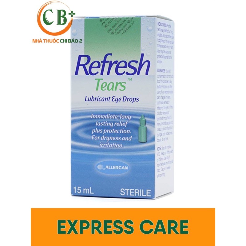 ✅ [CHÍNH HÃNG] Nhỏ mắt Refresh tear (Nước mắt nhân tạo).