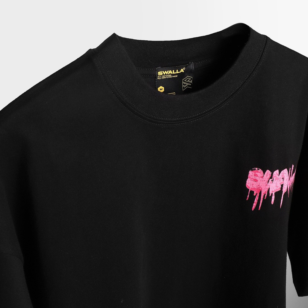 Áo thun unisex SWALLA PINKIDRIP 100% PREMIUM COTTON - LOCAL BRAND chính hãng