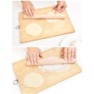 Cây cán bột gỗ nhỏ 20cm 30cm cakeshop hcm