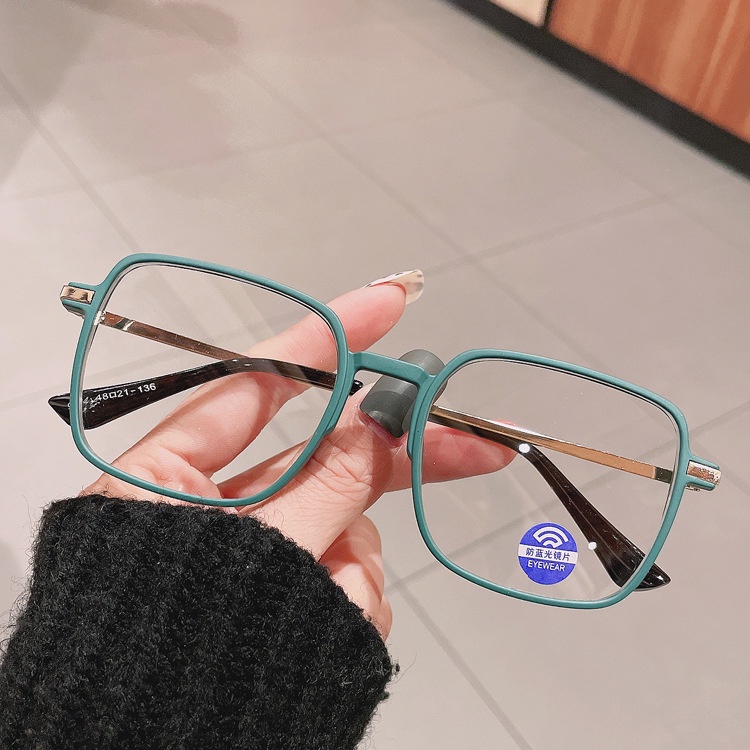 Kính cận Vuông VIENDO đổi màu chống ánh sáng xanh thời trang nam nữ có 0 ~ -6.0 độ