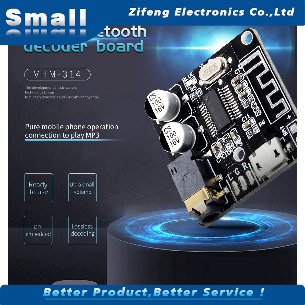 Bluetooth Audio Receiver board Bluetooth 5.0 mp3 lossless decoder board Wireless Stereo Music Module