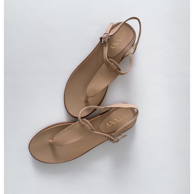 Winny - Giày sandal quai kẹp đế bằng - NY33