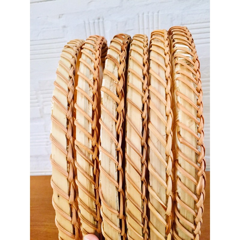 Mẹt Mâm Tre Viền Mây Nâu; Đan Kỹ; Nhiều Kích Thước/ Mẹt Tre Bày Bún Đậu Mắm Tôm, Đựng Thực Phẩm; Decor Bếp; Giá Rẻ