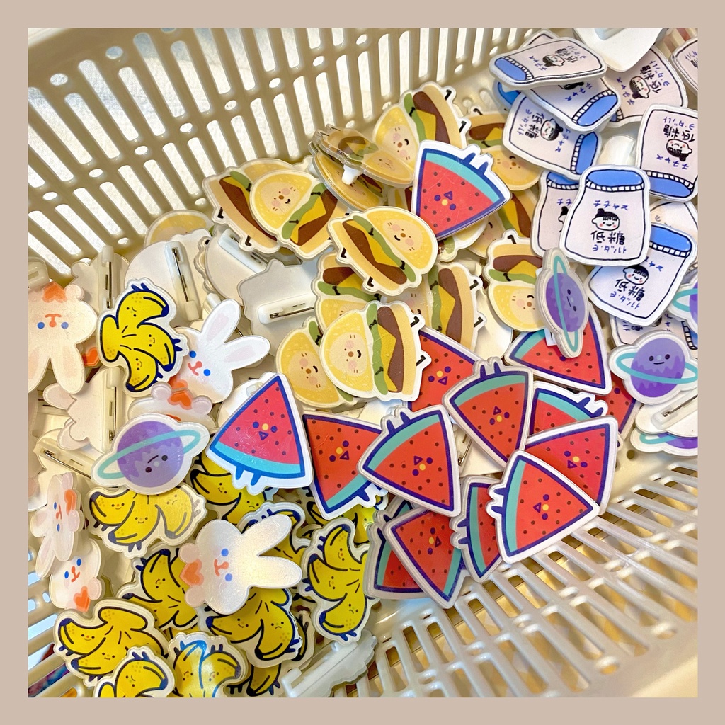 Huy Hiệu, Ghim Cài Áo, Balo Nhựa Cute Little Things