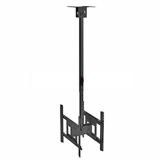 Giá treo tivi thả trần (T590-15) dùng cho 2 tivi 32-65 inch - màn hình kép, ống thép liền mạch,hàng nhập khẩu