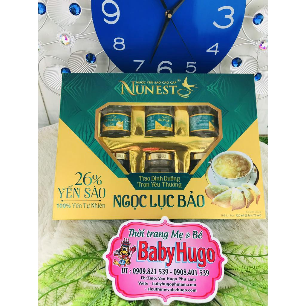 Yến sào NUNEST Cao Cấp Ngọc Lục Bảo Chiếm 26% Yến sào