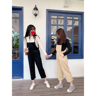 Quần yếm thắt eo