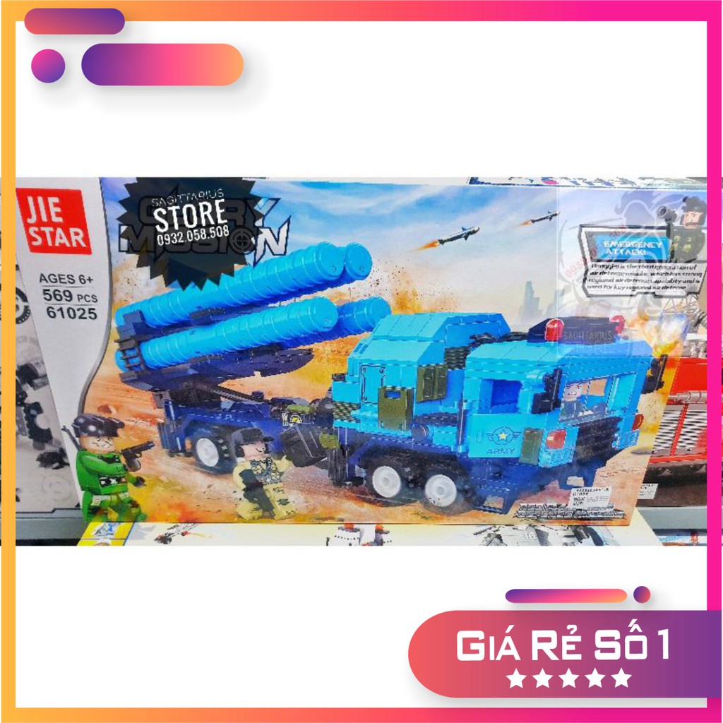 Lego Jiestar 61025 Lắp Ráp Xe Tải Phòng Không ( 569+ Mảnh ) [Hot]