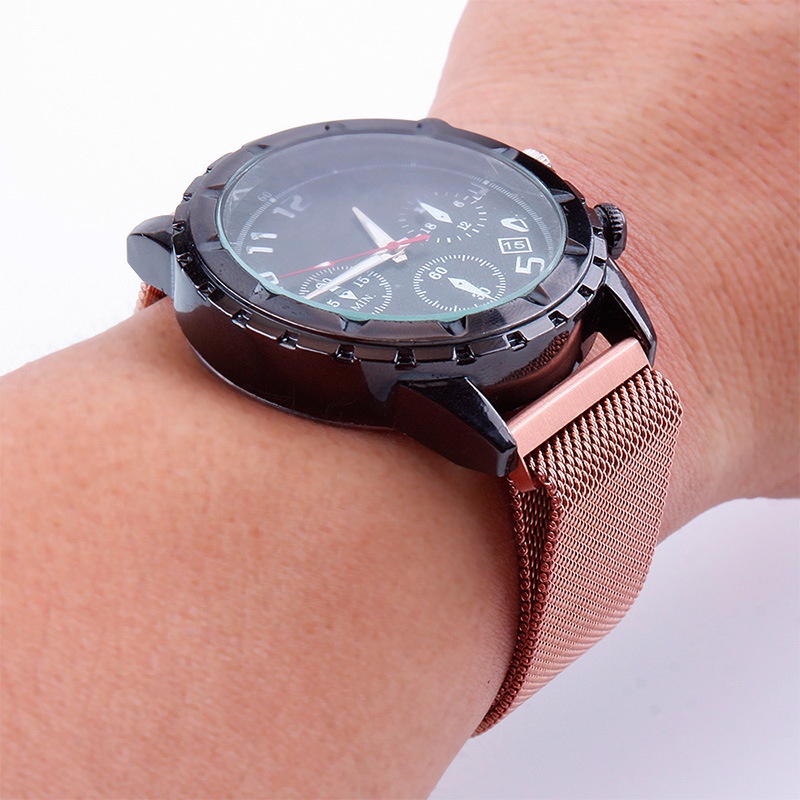 Dây Đeo Kim Loại 18mm 20mm 22mm Cho Đồng Hồ Thông Minh Garmin Vivoactive 3 4 4s Venu 2 2s SQ Forerunner 645