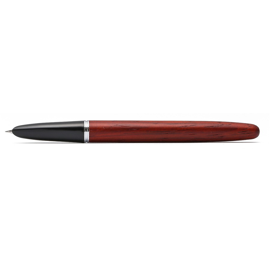 Bút máy bơm mực Jinhao vỏ gỗ nắp inox phong cách cổ điển a6994