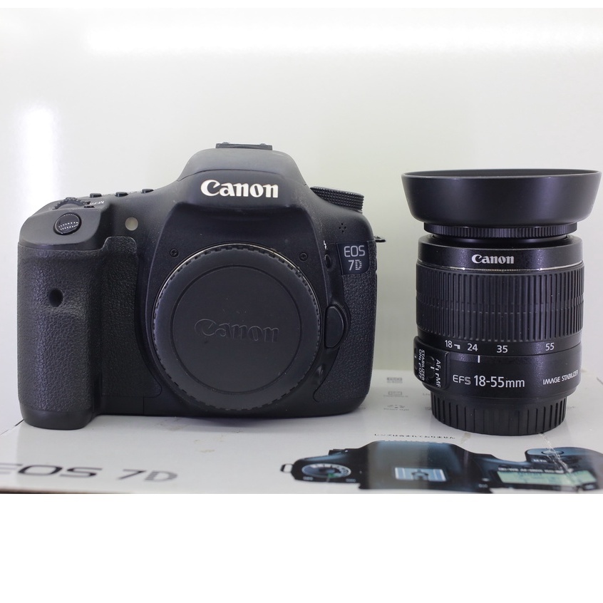 [Mã 258ELSALE giảm 5% đơn 3TR] Máy Ảnh CANON 7D& Lens Canon 18-55 IS