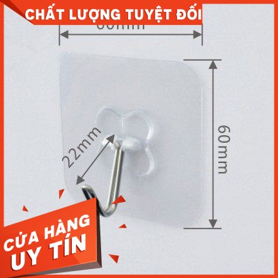 MÓC NHỰA DÁN TƯỜNG CHỊU LỰC TRONG SUỐT