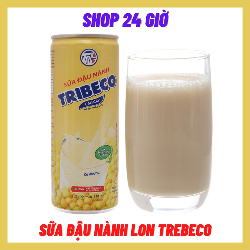 Sữa Đậu Nành Tribeco 1 Lốc 6 Lon - Shop 24 Giờ