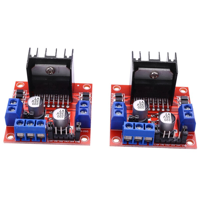 2 Bảng Mạch Điều Khiển Động Cơ Bước L298N Dc Cho Arduino