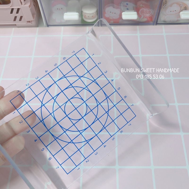 Tấm mica vuông cán lăn đất sét