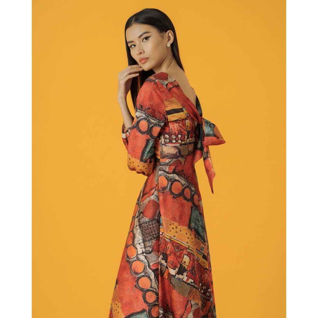 Đầm Lụa Cam F2 Fashion &amp; Freedom