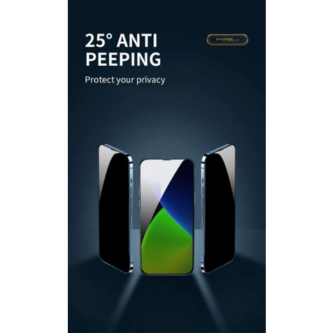 Dán Cường Lực Chống Nhìn Trộm MIPOW KINGBULL ANTI-SPY PREMIUM SILK HD 14 Promax 14 Plus 14 Pro 14 13 Pro 13 Promax