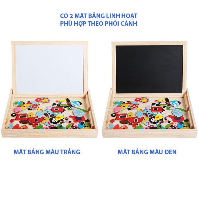 Bảng Ghép Tranh Nam Châm chủ đề động vật