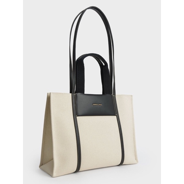 Túi tote vải canvas pha da, bigsize