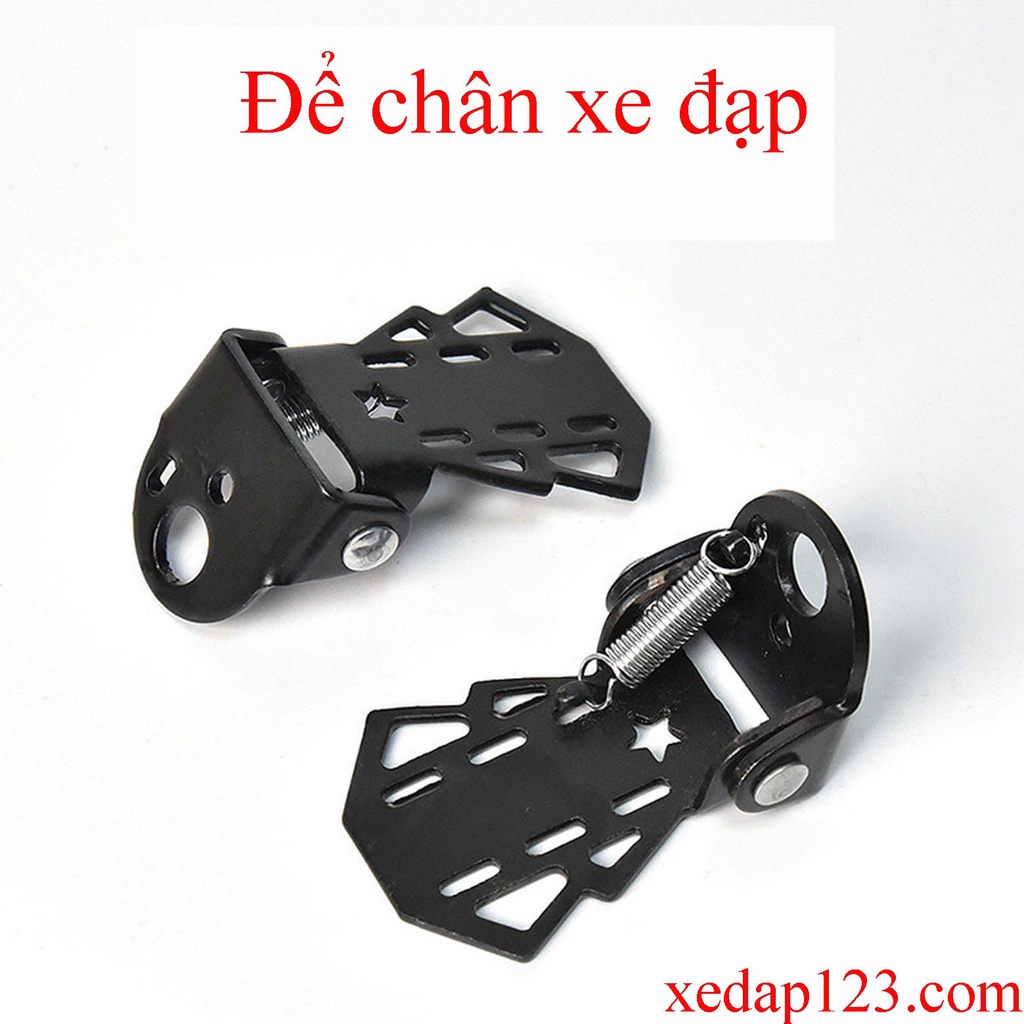 Để chân xe đạp