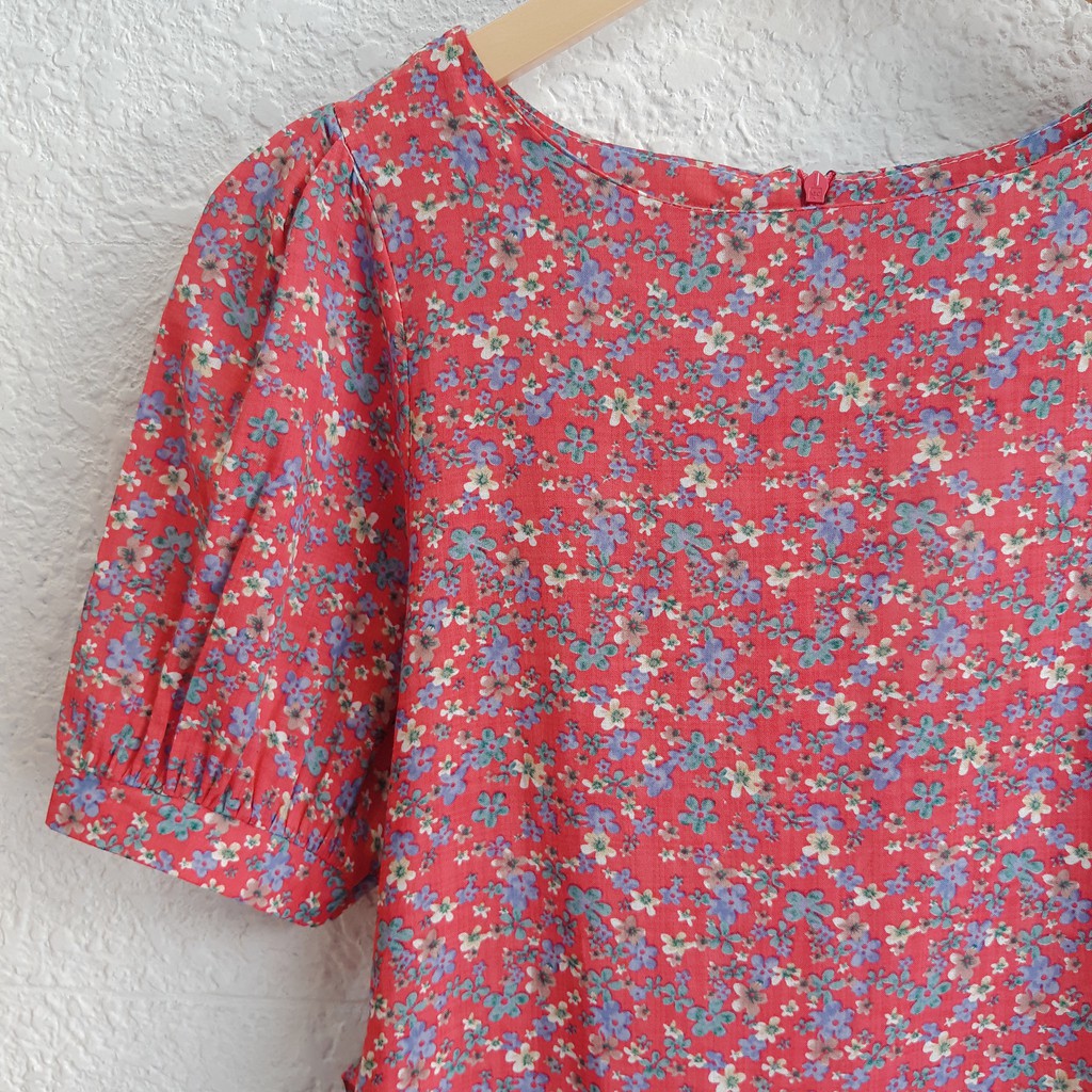 Đầm linen dây thắt eo phía sau DD084 DD086