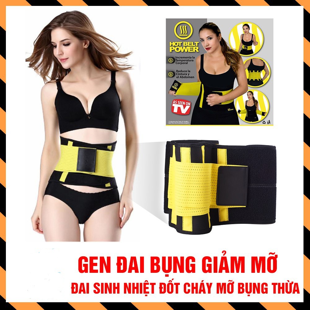 Đai quấn nóng sinh nhiệt giảm mỡ bụng hàng loại 1