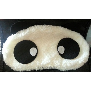 Mặt nạ lông mềm đeo ngủ gấu trúc