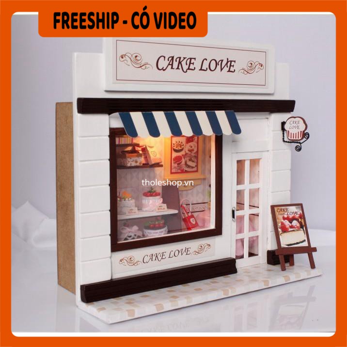 Mô hình đồ chơi cho bé BH 1 THÁNG  Mô hình tiệm bánh Cake Love bạn gái giúp cho bạn phát triển thêm kỹ năng khéo léo