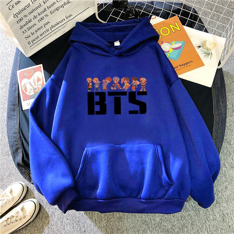 Áo Hoodie Bts Jin Jimin Suga Love Yourself Chui Đầu Rap-2