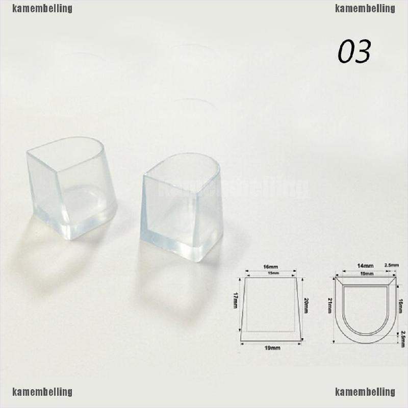 1-5 Cặp Vỏ Bọc Gót Giày Cao Gót Trong Suốt