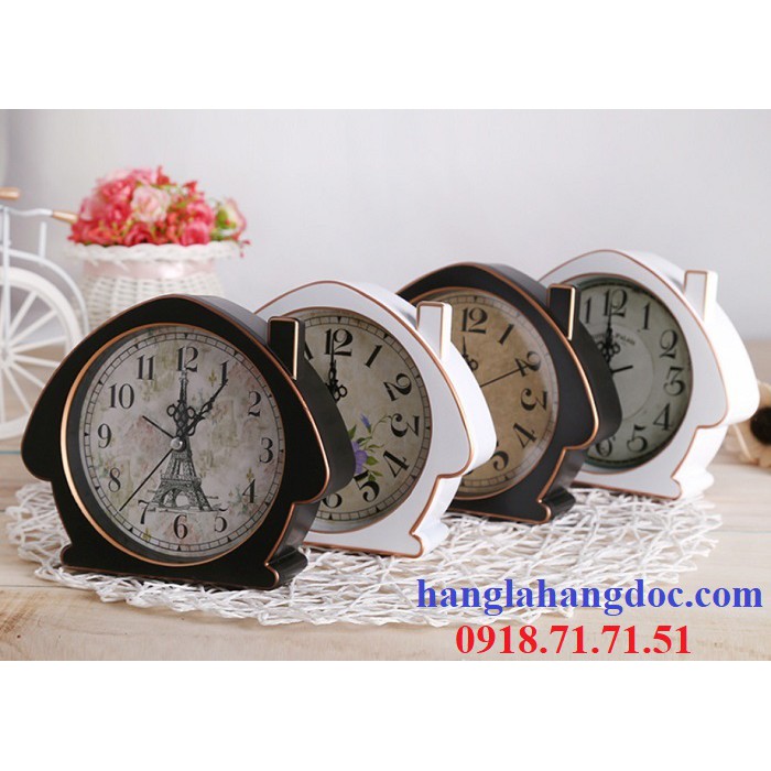 Đồng hồ để bàn phá cách cổ điển &amp; hiện đại Version 4