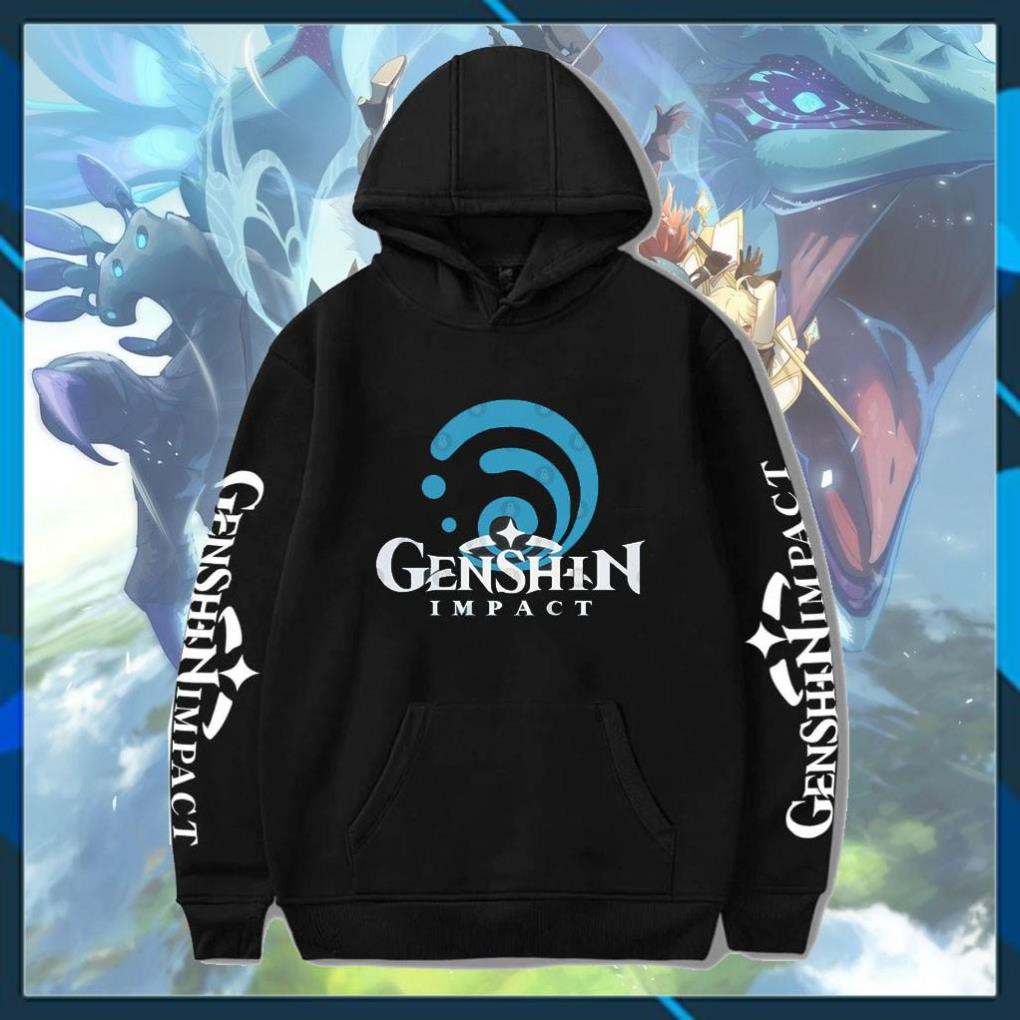 SALE- RẺ VÔ ĐỊCH- Aó Khoác Hoodie Nỉ Game Genshin Impact siêu chất