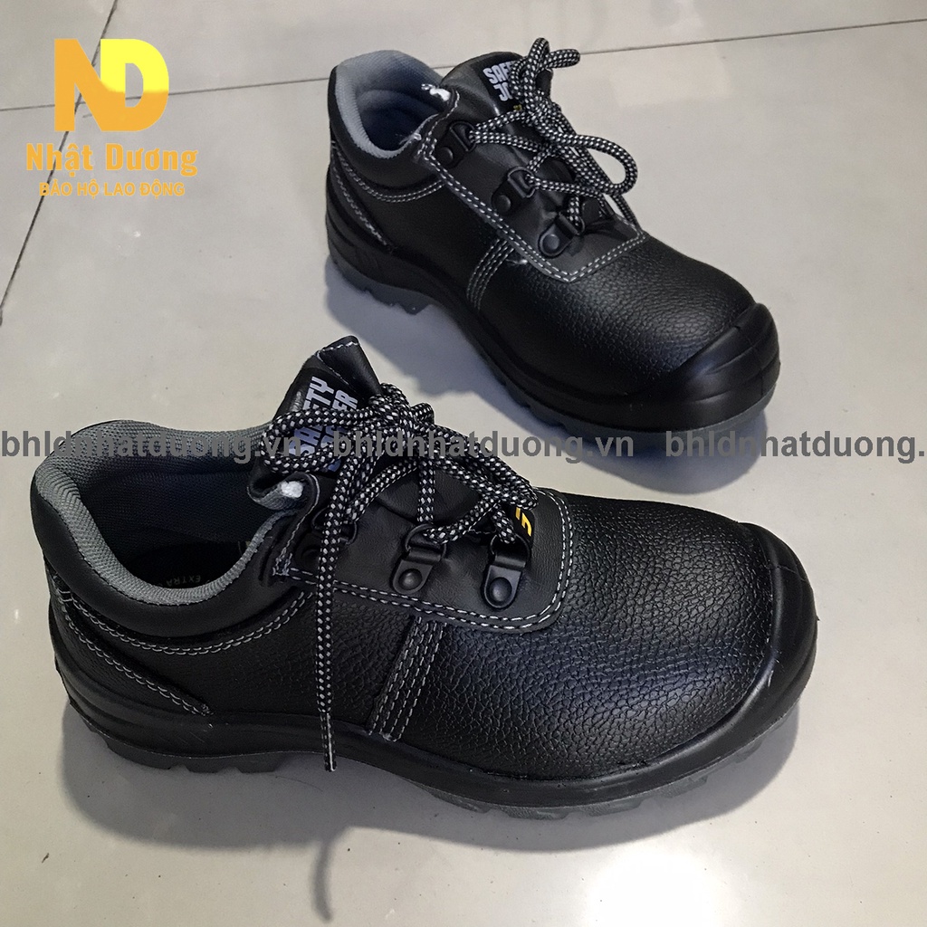 Giày bảo hộ lao động nam Jogger Bestrun S3 thấp cổ, Giầy bảo hộ da nubuck đế PU 2 lớp